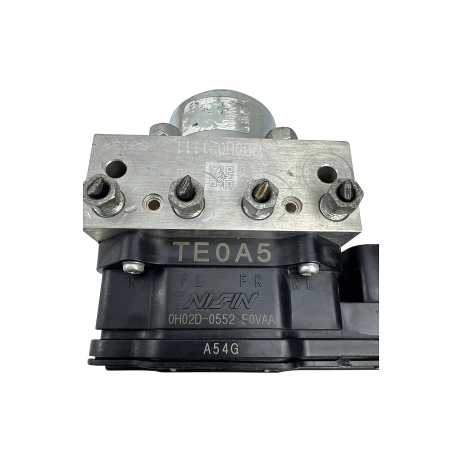 Angled extenral view of Honda ABS module showing valve assembly